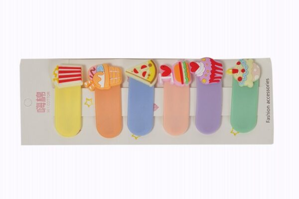 Cute Pastel Food-Themed Hair Clips Colorful Hair Accessories